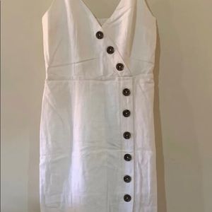 White linen dress size S
